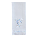 Hand Towel with embroidered blue G