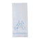 Hand Towel with embroidered blue M