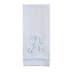 Hand Towel with embroidered blue R