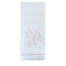 Hand Towel with Embroidered Pink D