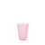 glass pink cup
