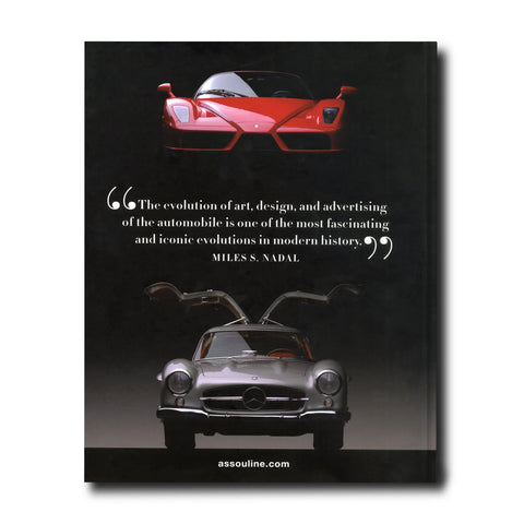 Image of the back of the book showing a quote and two cars.