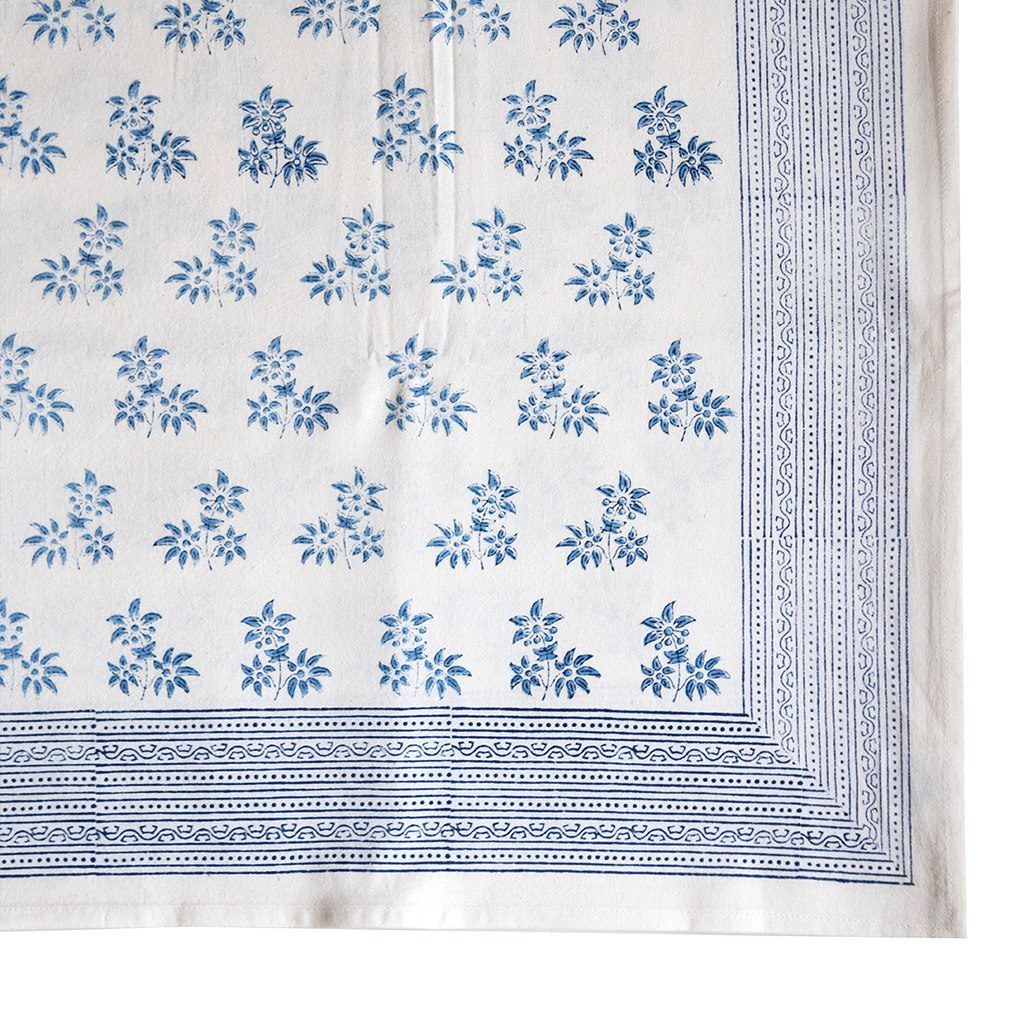 Jasmine Blue Tablecloth