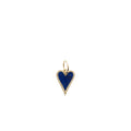 deep blue lapis heart charm