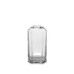 Small Faceted Vase clear