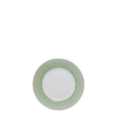 Mottahedeh Lace Bread and Butter Plate, Green Apple