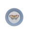Mottahedeh Lace Butterfly Accent Plate, Cornflower