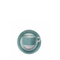 Mottahedeh Lace Cup and Saucer, Teal
