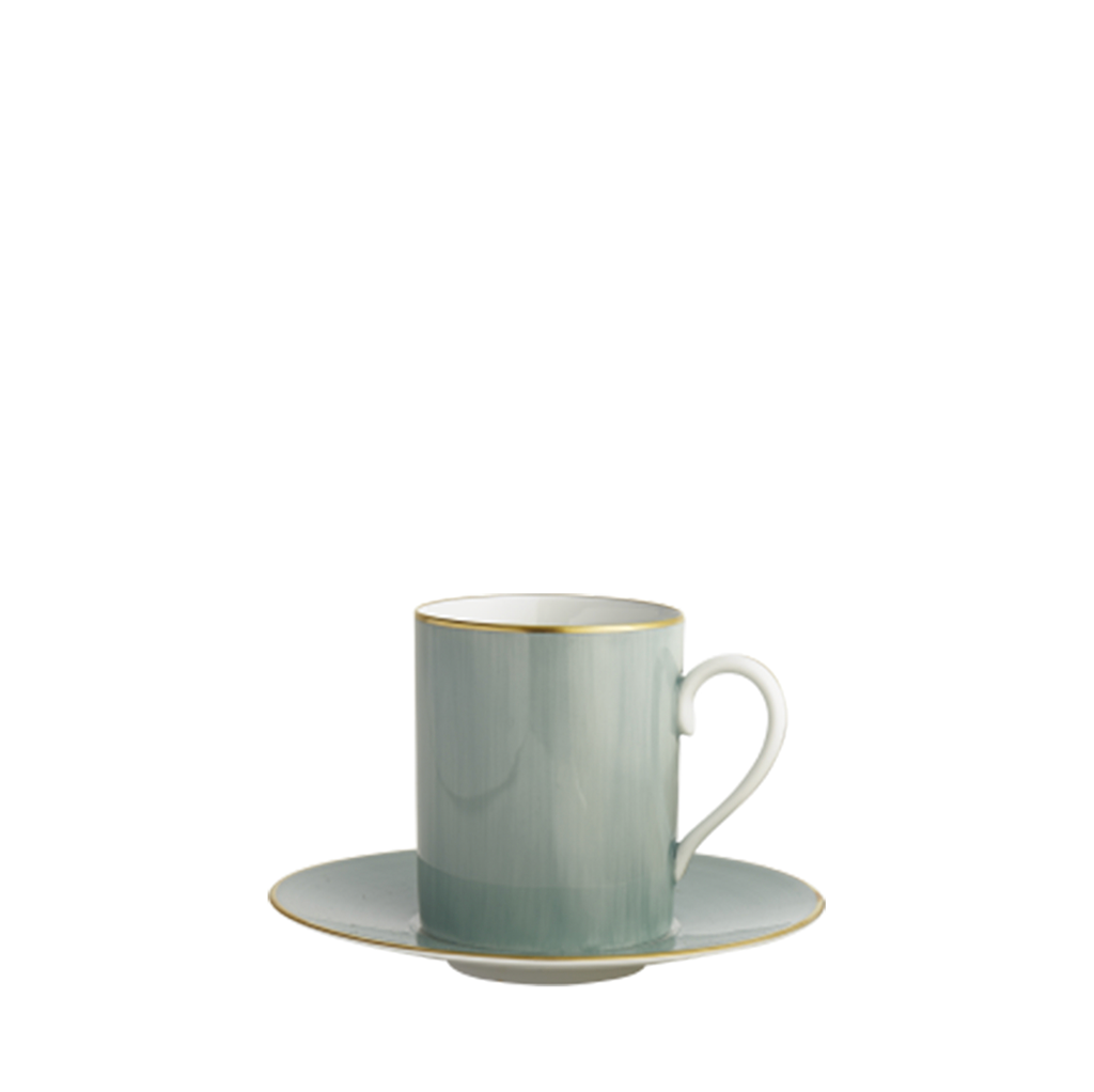 Haviland & Parlon Lexington Cup and Saucer, Celadon