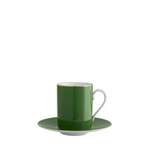 Haviland & Parlon Lexington Cup and Saucer, Green