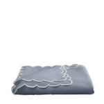 Matouk Linens Savannah Gardens Tablecloth, Hazy Blue