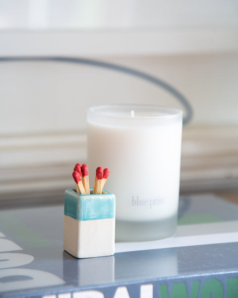 mini match holder with candle