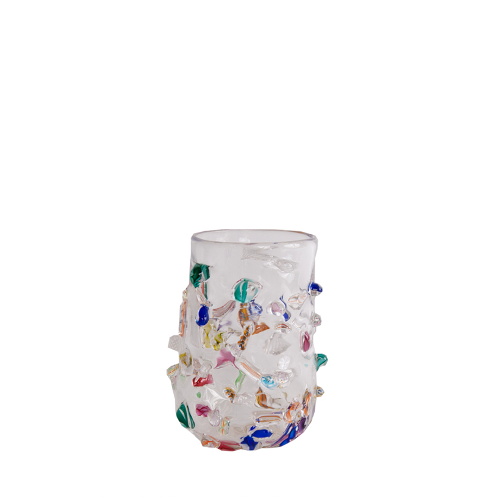 Multicolor Glass Tumbler