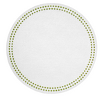 Olivia Dot Placemat, Chartreuse