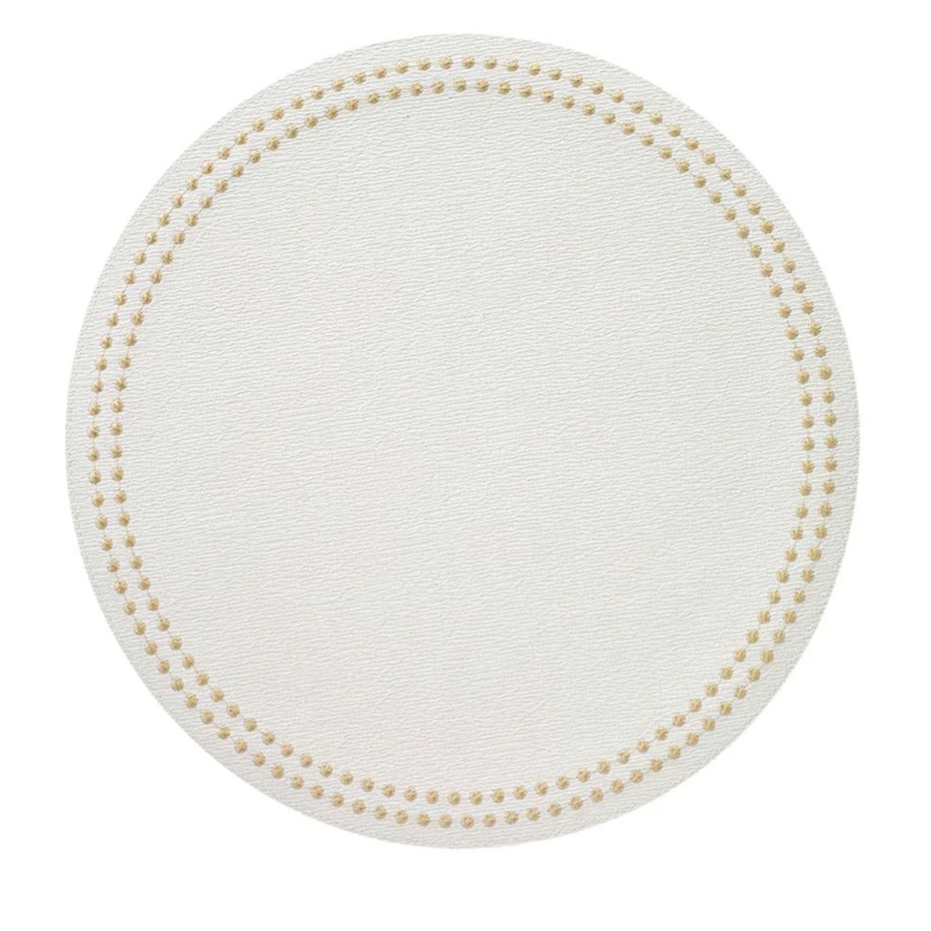 Olivia Dot Placemat, Gold