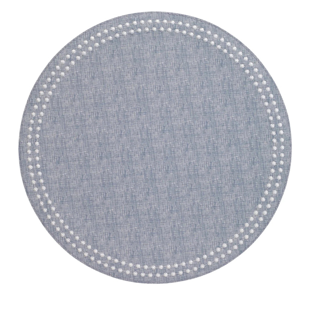 Olivia Dot Placemat, Rain 