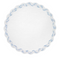 Ombre Embroidered Scalloped Placemats, Blue