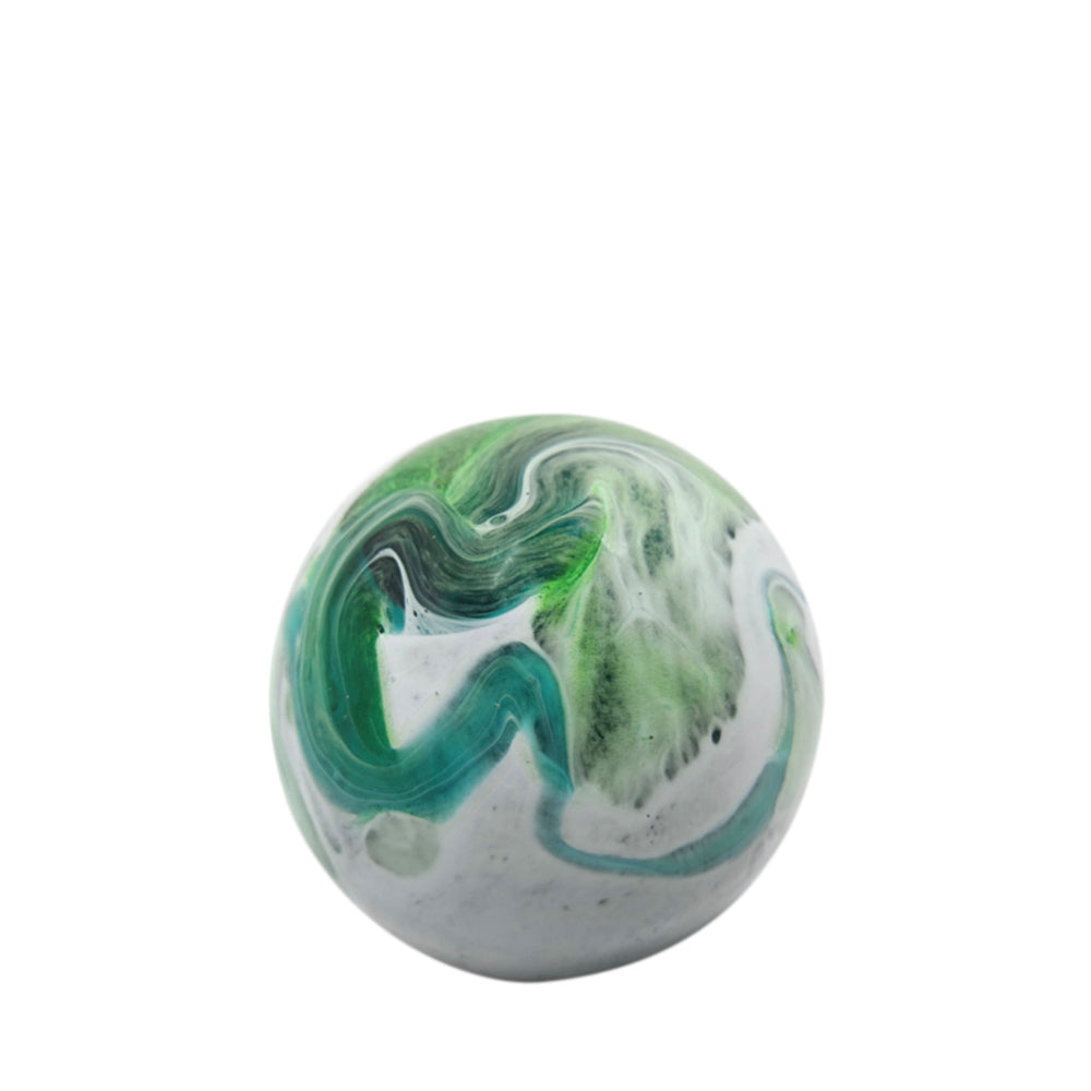 Northern Lights Paperweight Blue Print