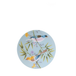 Raynaud Paradis Turquoise Dessert Plate, Two Birds