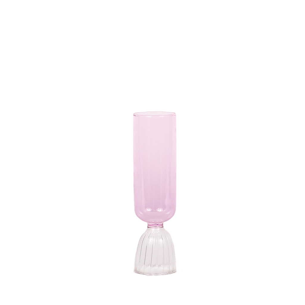 Pink Champagne Flute 