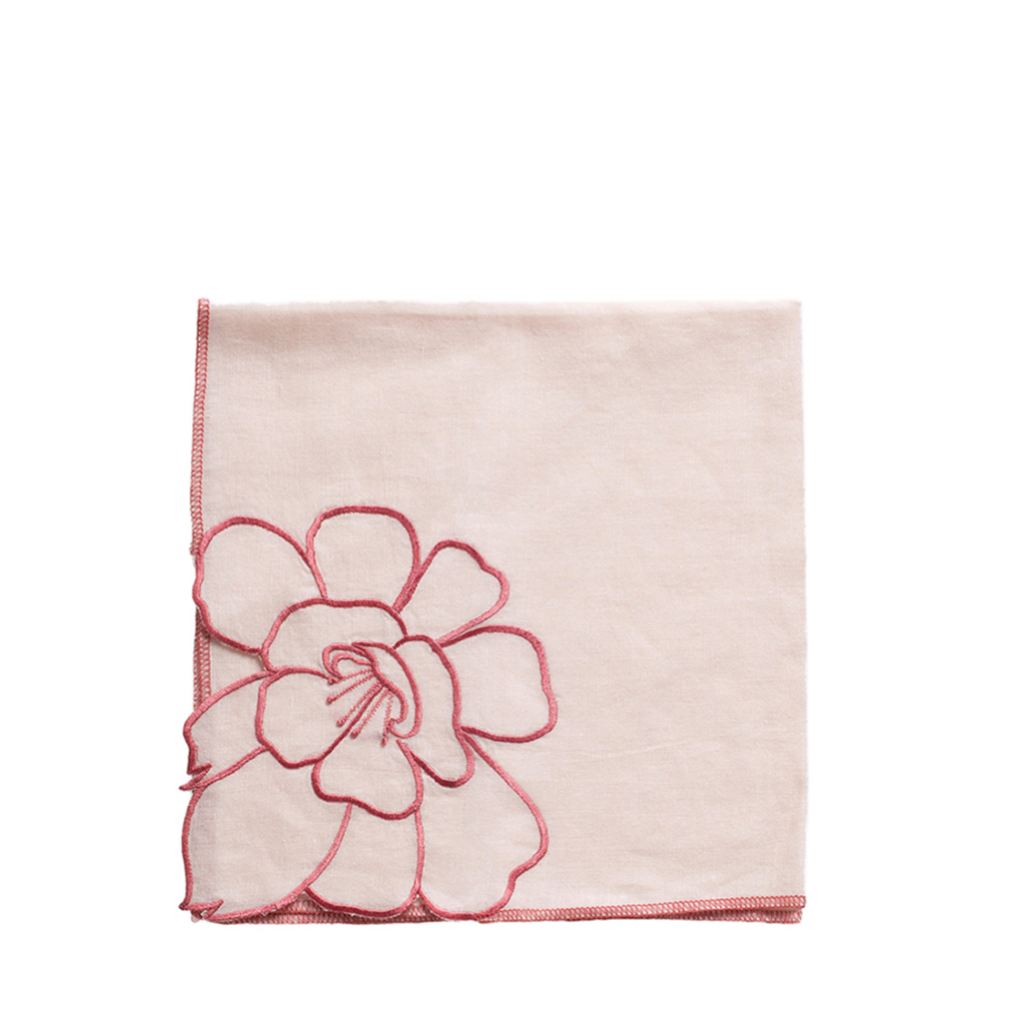 Pink peony Napkin