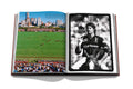 This is an image of the book opened up to two pages. The image on the left is a Polo match, and on the right there is an image of a Polo player.