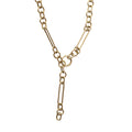 Yellow Gold Lariat necklace
