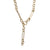 Yellow Gold Lariat necklace