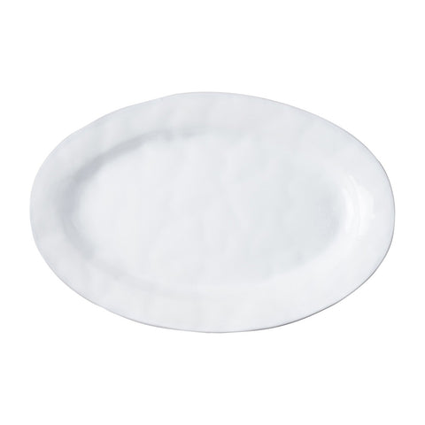 Juliska Quotidien White Truffle Oval Platter