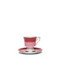LaDoubleJ Rainbow Rosa Cup and Saucer