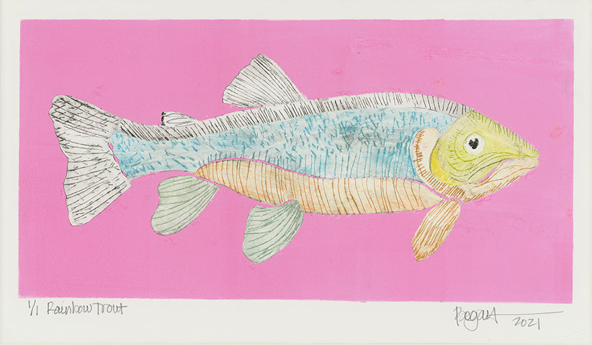 Brenda Bogart Fish/Rainbow Trout 1 print