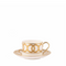 Royal Crown Derby Riviera Dream Gold Tea Cup and Saucer