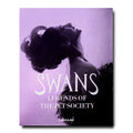 Swans: Legends of Jet Society book cover purple with photograph of a woman