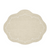 Scalloped Oval Placemat, Natural Linen