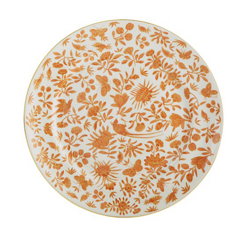 Mottahedeh Sacred Bird & Butterfly Cake Plate