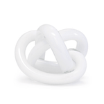 Glass Knot in White