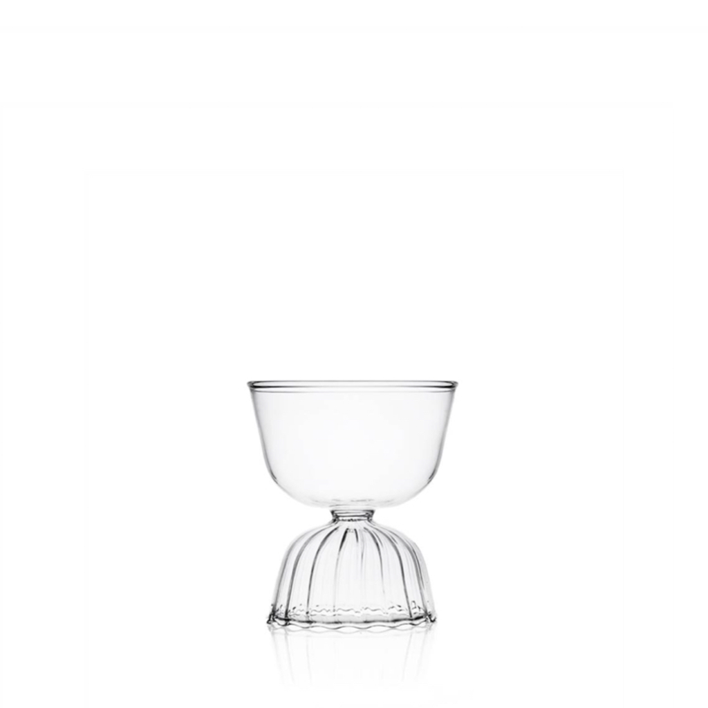 Shuttlecock Wine Glass, short 