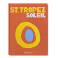 Orange book with yellow and white letters with yellow and blue circle