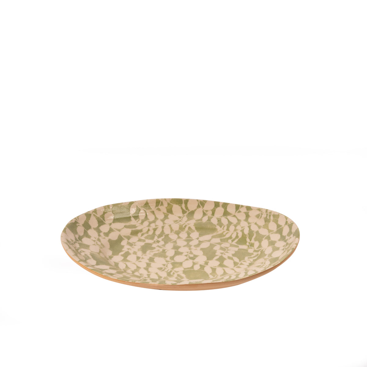 Ceramic Large Oval Platter, Citrus Aspen