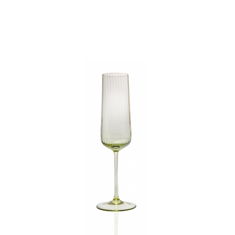 Tinsley green champagne flute
