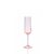 Tinsley pink champagne flute