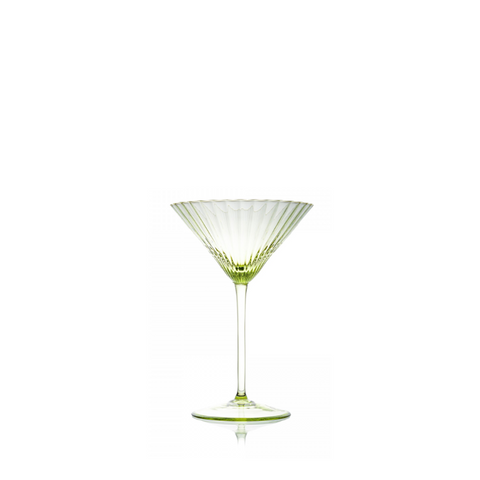tinsley green martini glass