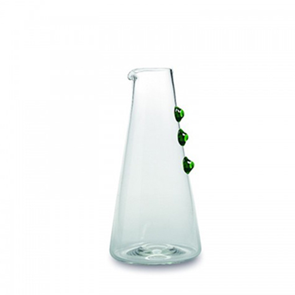 Three Tier Green Embellishment Carafe