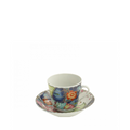Mottahedeh Tobacco Leaf Cup and Saucer