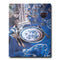Image of the back of the book. This is a blue table setting.