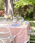 outdoor table set up with ice cream