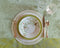 Raynaud Wing Song Dessert Plate styled in place setting, simple
