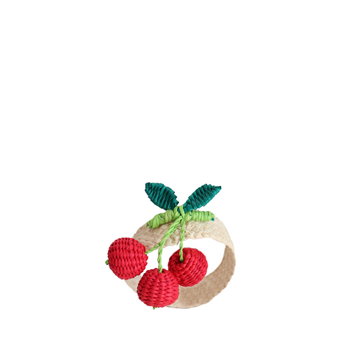 Woven Cherry Napkin Ring