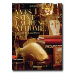 Yves Saint Laurent at Home book cover, photograph of a home of Yves Saint Laurent