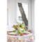 Yellow Daffodil Napkin Styled on Easter Tablescape 